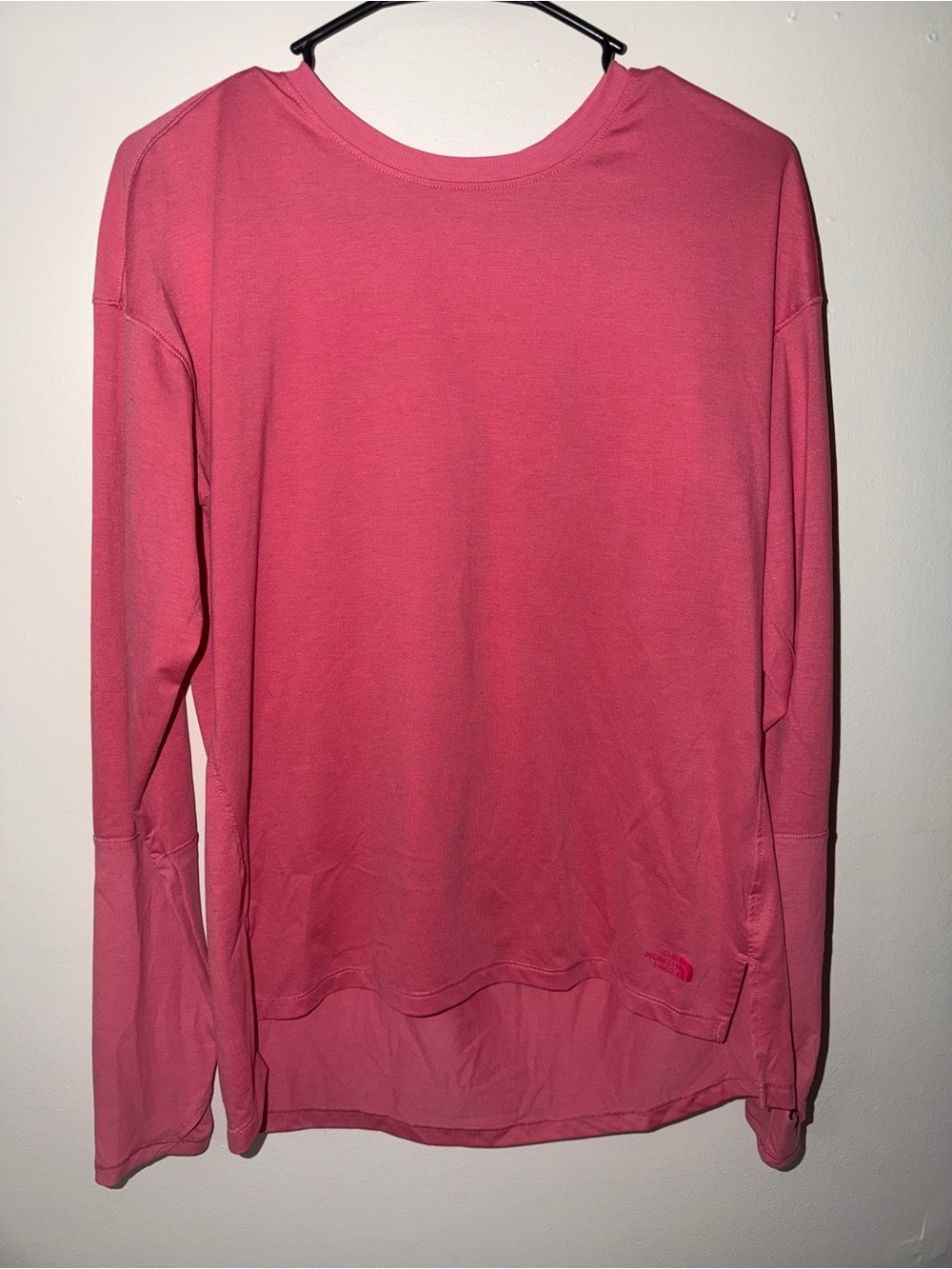 Womens Crewneck Long-Sleeve — Pink